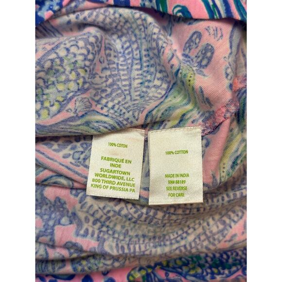 Lilly Pulitzer Maribella Halter Maxi Dress LILAC ROSE WE MEMAID IT Size Large - Picture 9 of 11